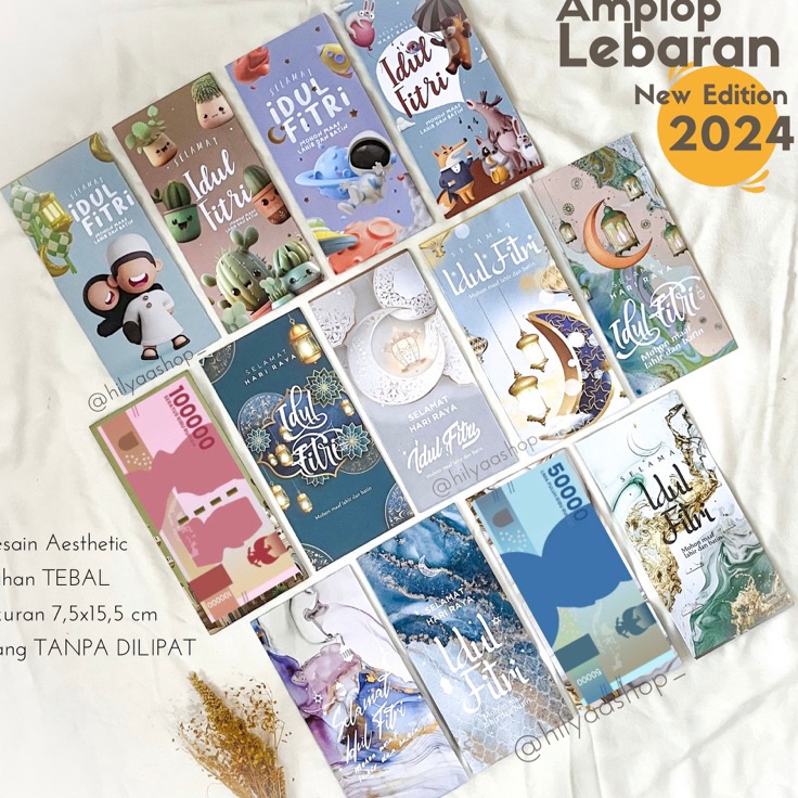 

Ukuran Uang isi 2 pcs Amplop Lebaran Premium Amplop Lebaran Murah Angpau Lebaran