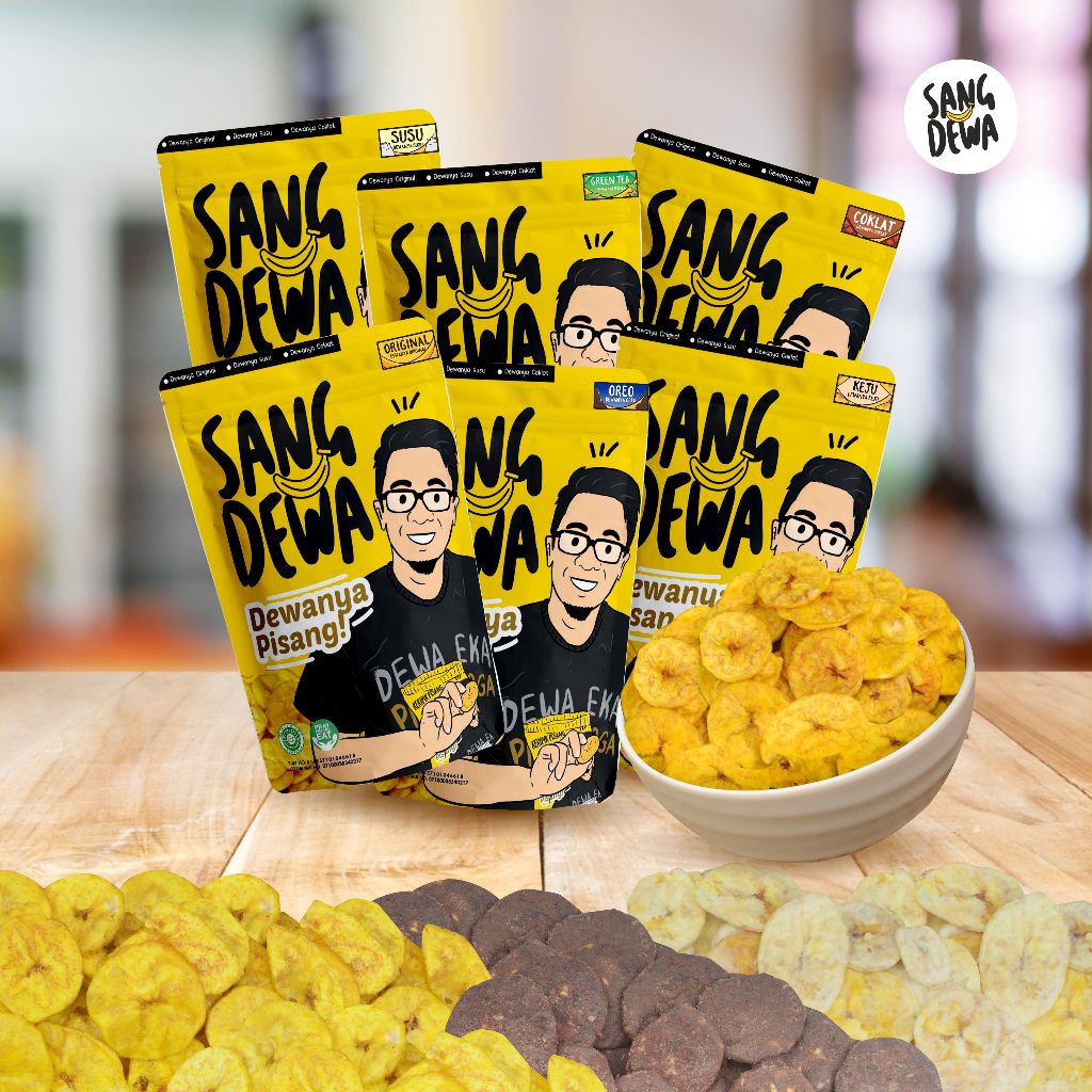 

SANG DEWA KERIPIK PISANG ANEKA RASA [CAMILAN SNACK KERIPIK PISANG ANEKA RASA]