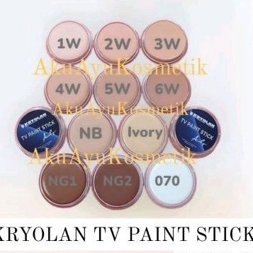 

Mini Kryolan TV Paint Stick 8ml Crayolan Supracolor TV Paint Ori Contour