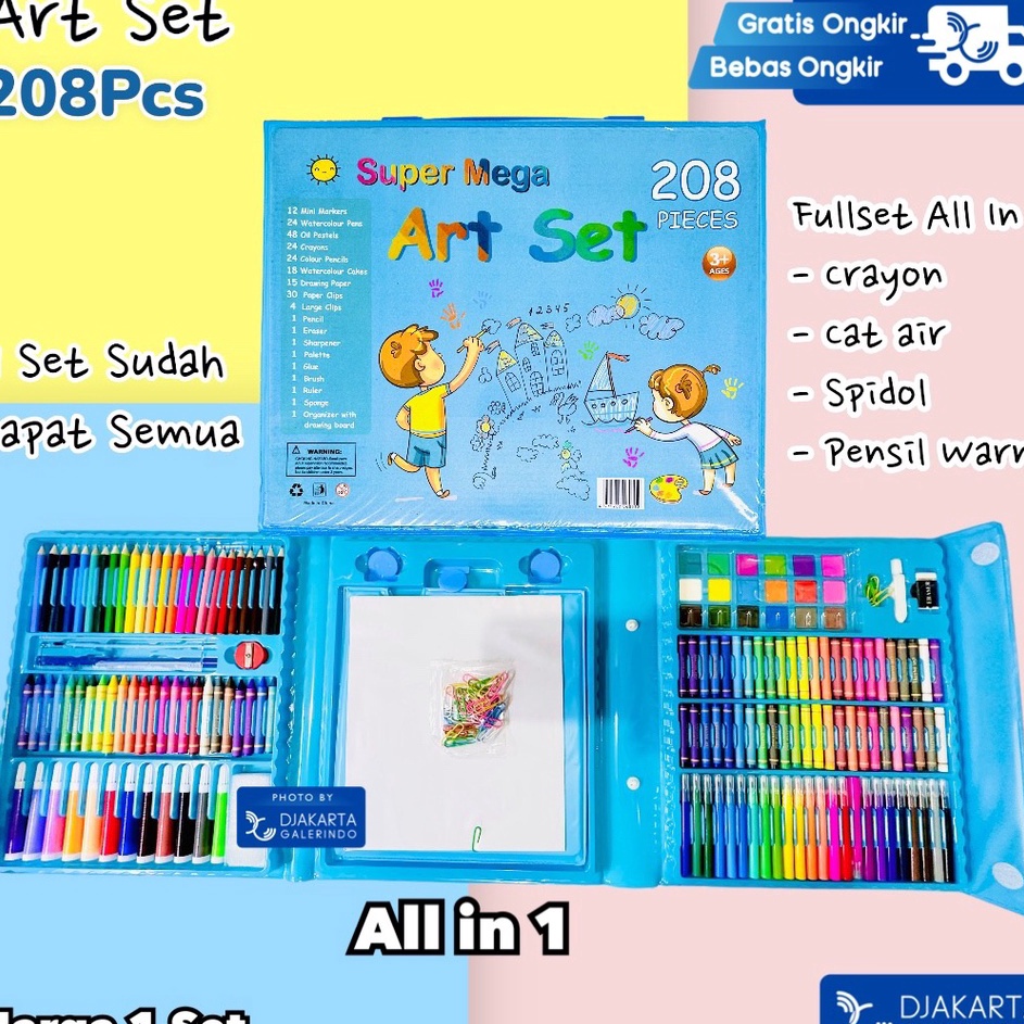 

Produk Keren Super Mega Art set 28 Pcs crayon set Spidol warna set Cat air set Pensil warna set pastel Minyak Set alat melukis gambar Set Drawing Koper Gulali Set Alat Gambar Anak Crayon Gambar Pensil Warna 28 Buah Art Set