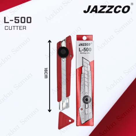 

Trendy 1 Lusin JAZZCO Cutter Besar L5 Pemotong Kes Kardus Serbaa Cutter Blade JAZZCO L5 Murah