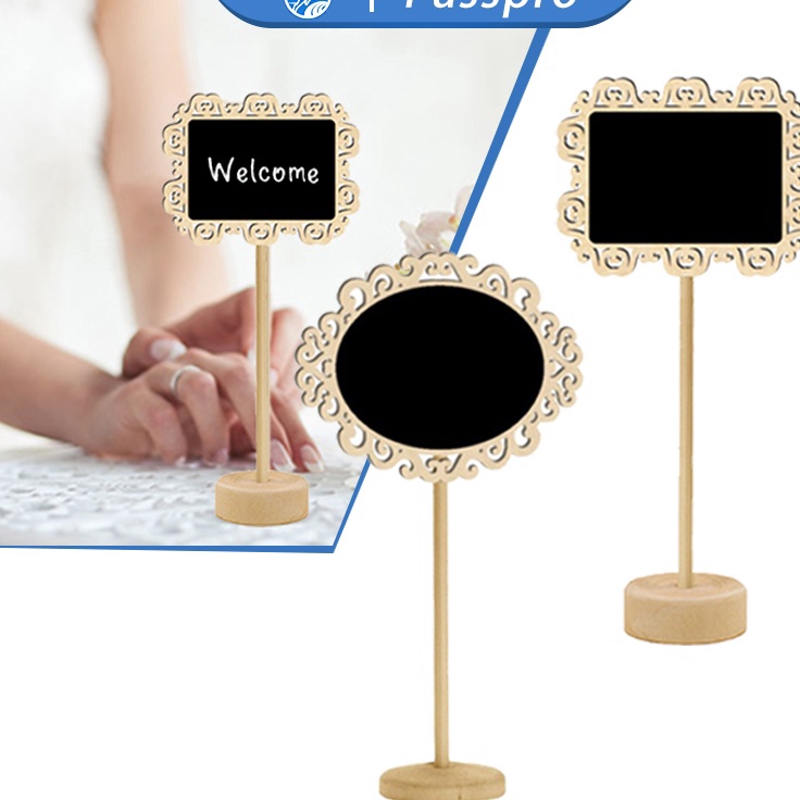 

Best Product 1pcs 8inch Papan Tulis Kapur Kecil Blackboard Mini Chalkboard Mini Bahan Kayu Papan Kapur Menu Cafe Papan Reserved