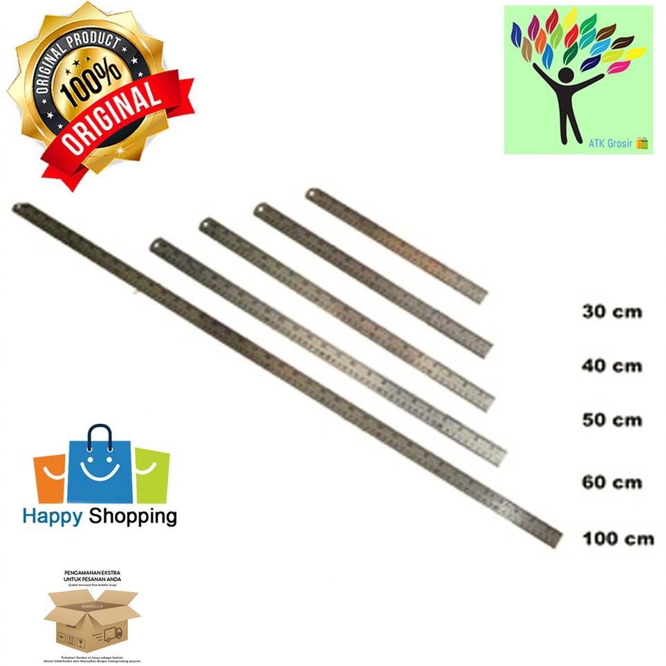 

Terlaku Penggaris Besi 1cm Novus