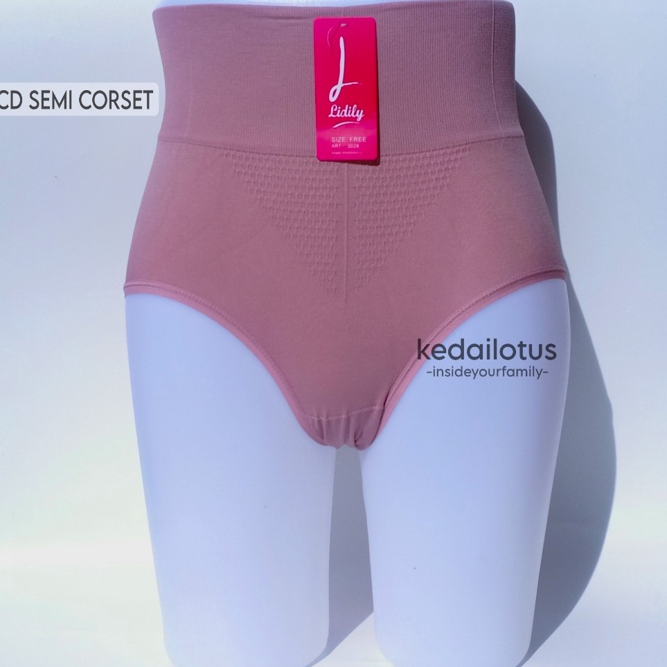 Best LYDYLY  CD SEMI CORSET CELANA DALAM WANITA KARET PINGGANG TINGGI BEST SELLER SEAMLESS PREMIUM