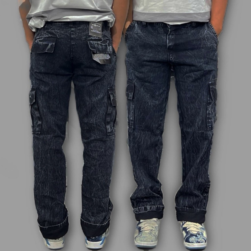 Celana Cargo Loose Pant Pria Gombrang / Celana Jeans Cargo Loose Pant Gombrang Pria Casual / Celana 