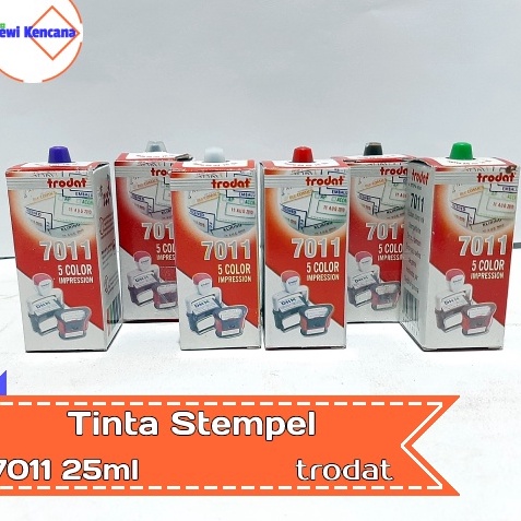 

Tinta Stempel Warna Stamp Ink Color 25ml Trodat 711