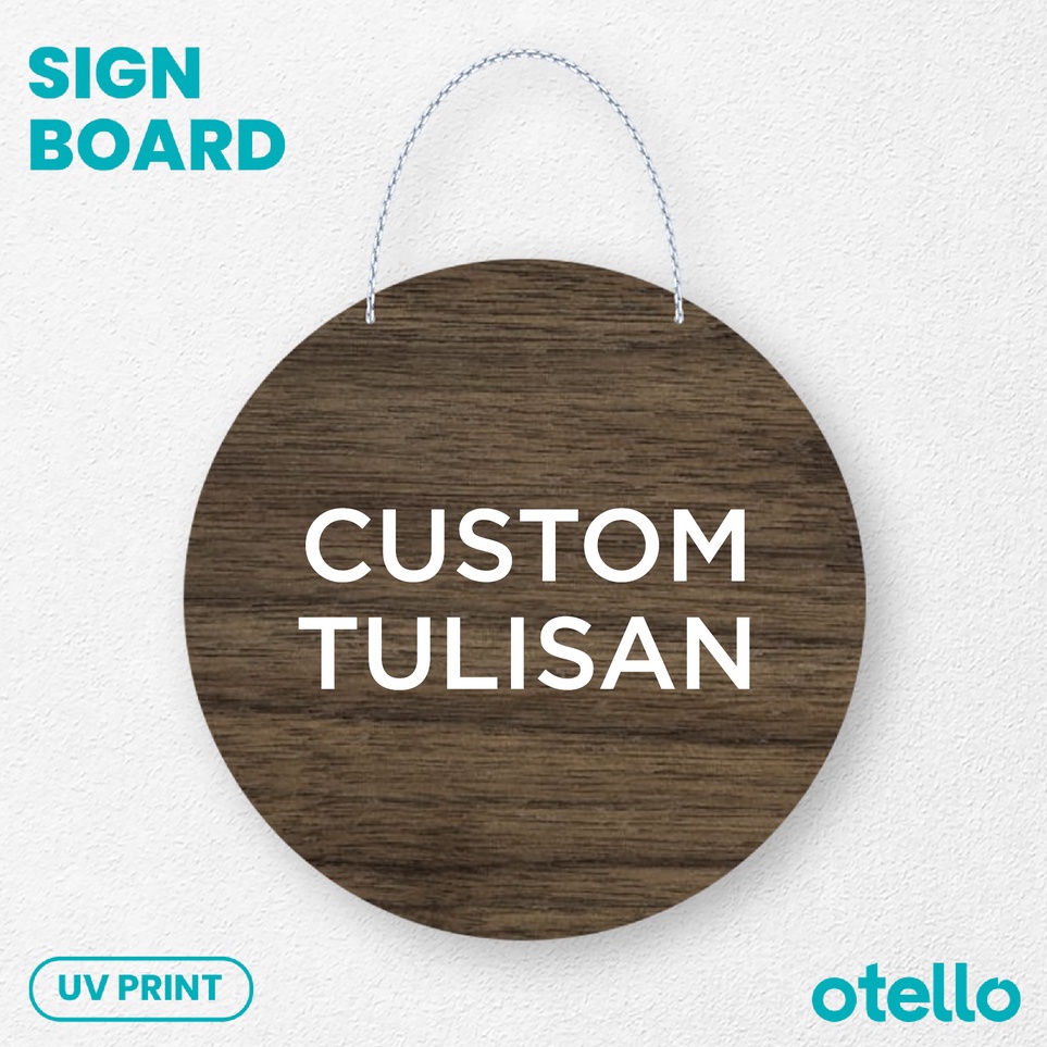

Sale Otello Tulisan Sign Kayu Wooden Kustom Signage Papan Keterangan Label Tulisan Gantungan Toko Cafe Restoran Coffeeshop Rustic Minimalist Modern