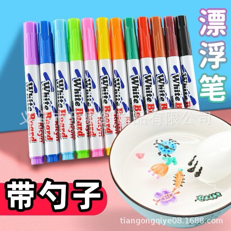 

ACQ Mainan Spidol Warna Ajaib Air Mengapung Magic Spidol Marker