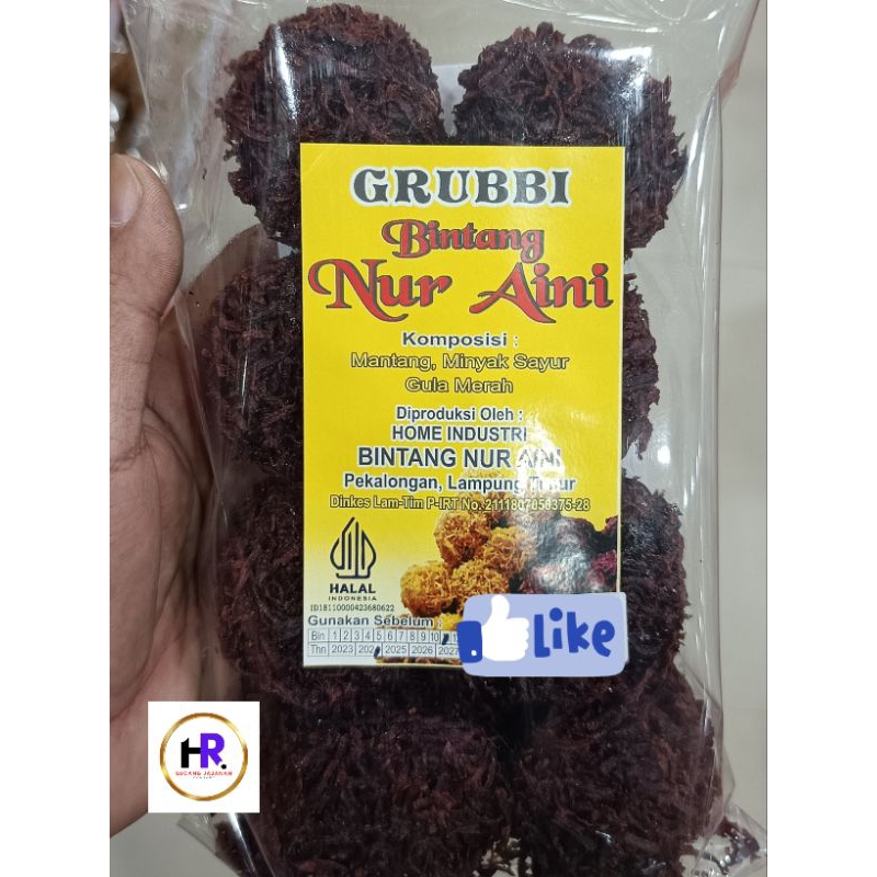

snack grubi ungu gurih