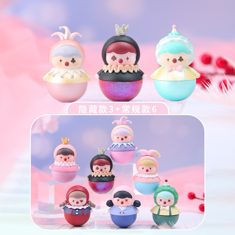 Blind Box Karakter Lucu Badut sirkus / Mainan Karakter Dalam Kotak lucu