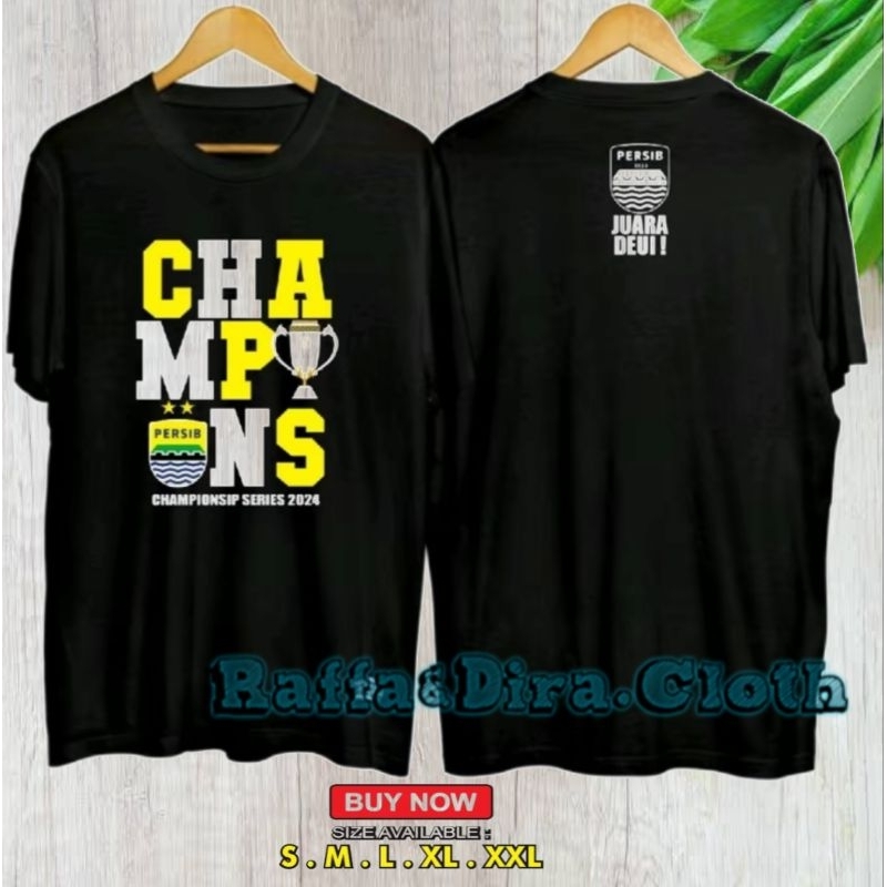 KAOS PERSIB JUARA DEUI  / Kaos Distro Pria PERSIB BANDUNG