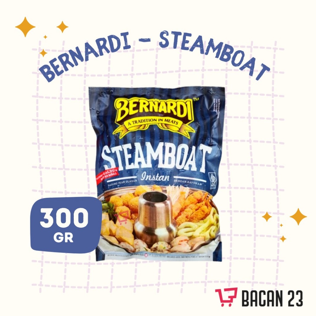 

Bernardi Steamboat (300 gr) Frozen Food Daging Ikan Olahan