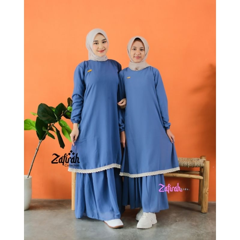 Gamis Ibu dan Anak Perempuan Hilyah | Gamis Melayu Ibu dan Anak Perempuan | Gamis Malaysia Ibu dan A