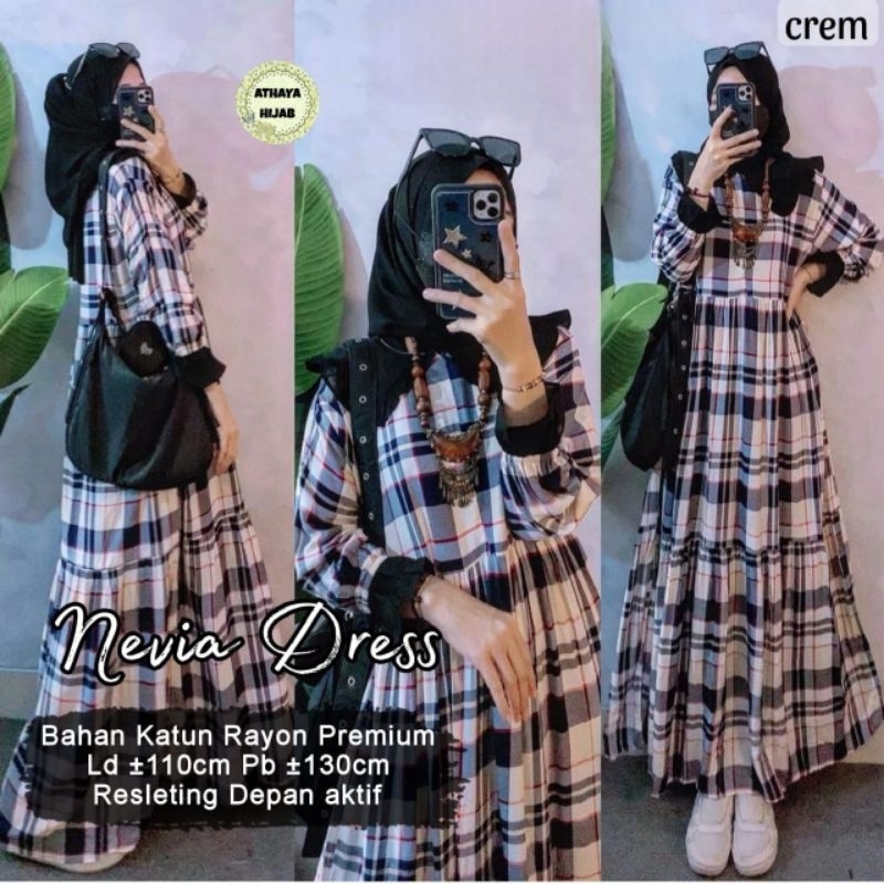 Nevia Dress By Athaya || Gamis