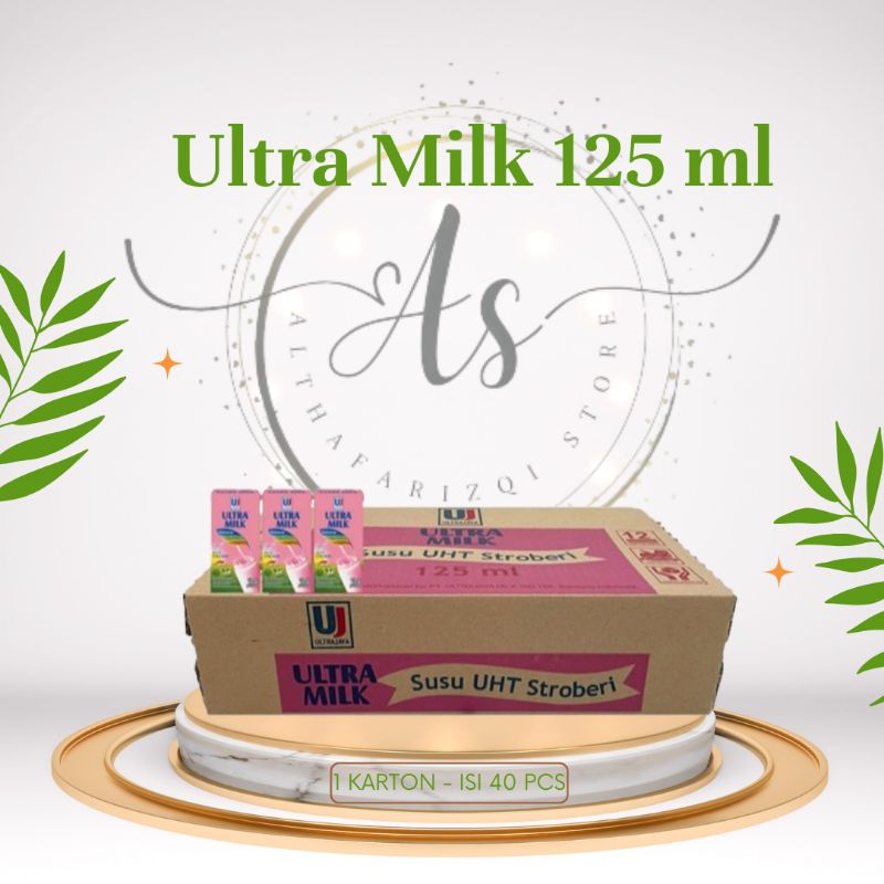 

ULTRA MILK Susu UHT Stroberi 40 x 125 ml