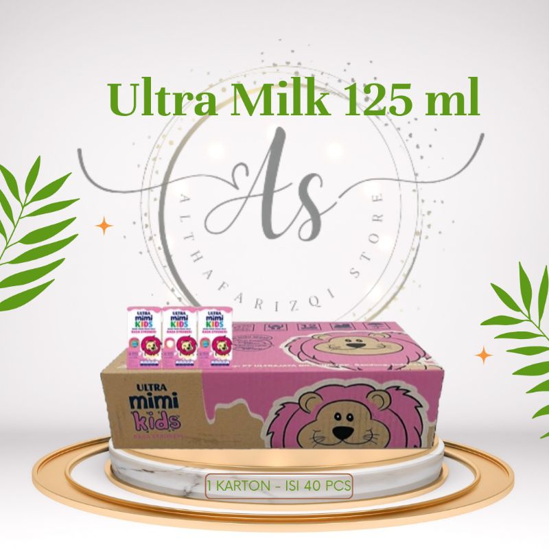 

ULTRA Mimi Kids Susu UHT Stroberi 40 x 125 ml - Karton