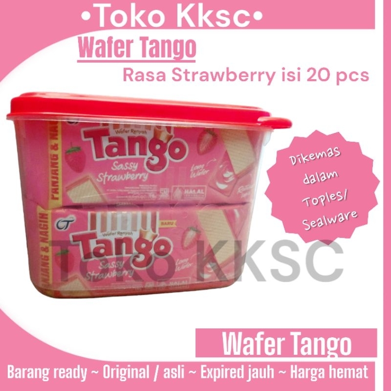 

TANGO STRAWBERRY ISI 20 PCS KEMASAN SEALWARE (toples)