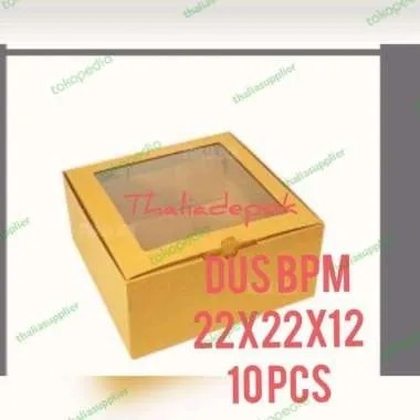 

TRAJA DUS KRAFT + MIKA ATAU DUS BPM (22X22X12) ISI 10 PCS.