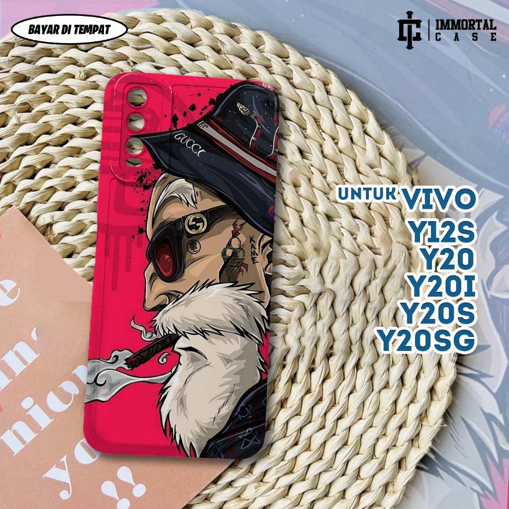 Casing VIVO Y20 Y12S Y20S Y20SG - Case Silikon VIVO Y20 Y12S Y20S Y20SG ( POSTER ) Softcase Glass Ka