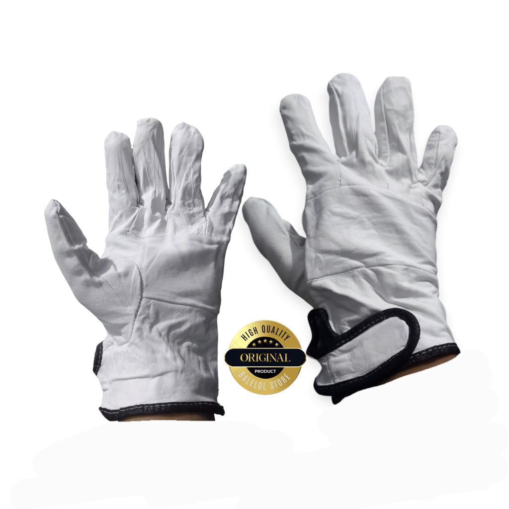 Sarung Tangan Las Argon Kulit welding Gloves White