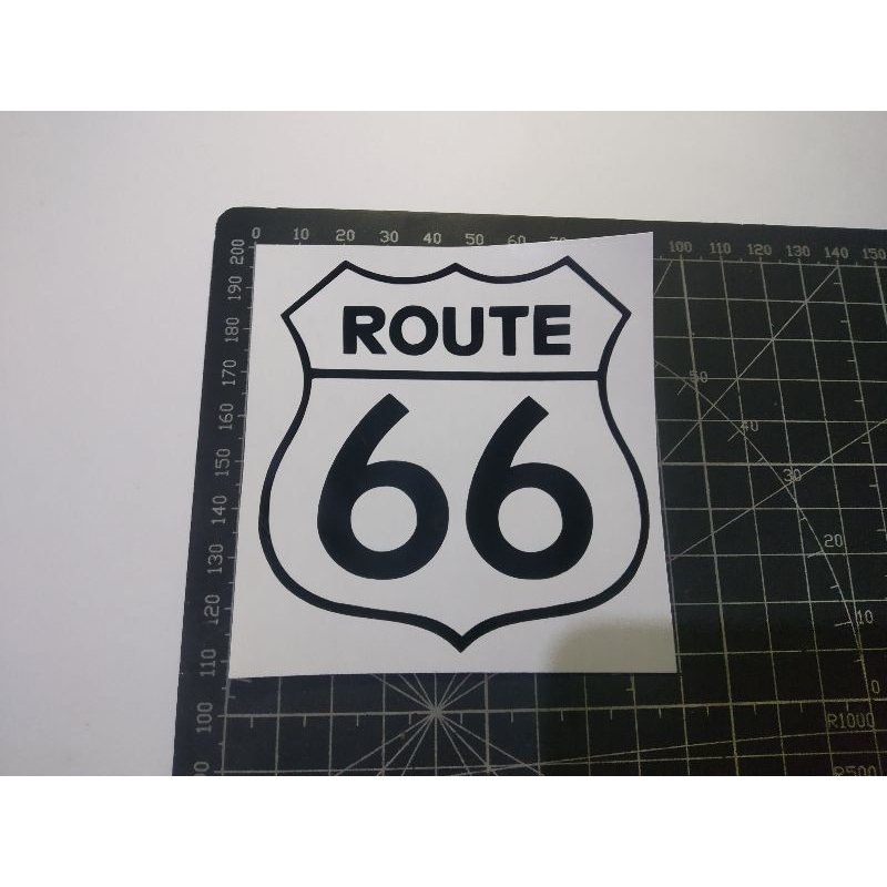 

cutting stiker route 66