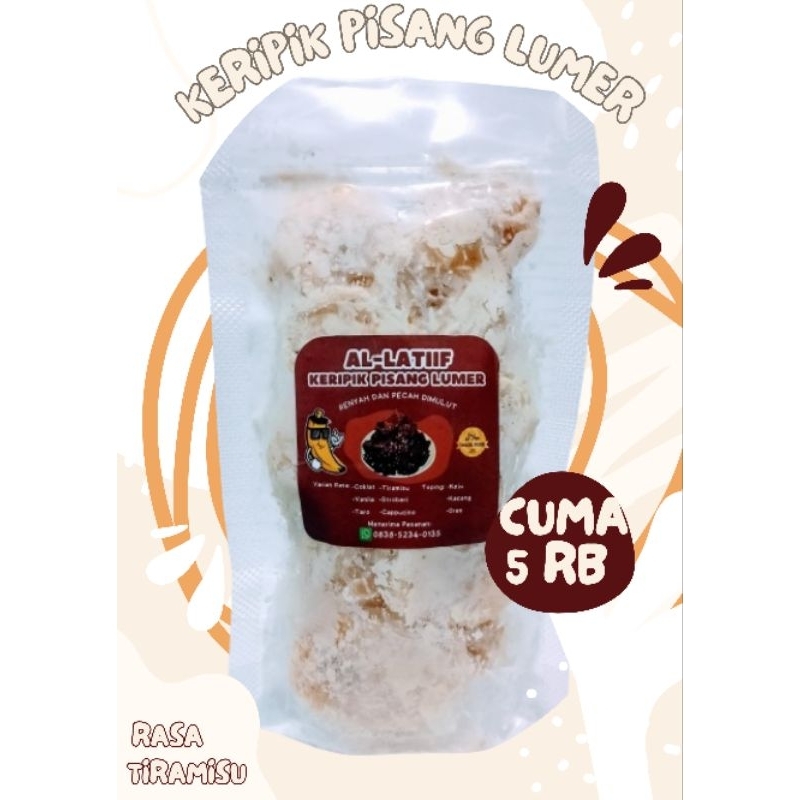 

Keripik Pisang Lumer / 5ribuan / makanan ringan / Snack / cemilan / keripik / choklat / murah