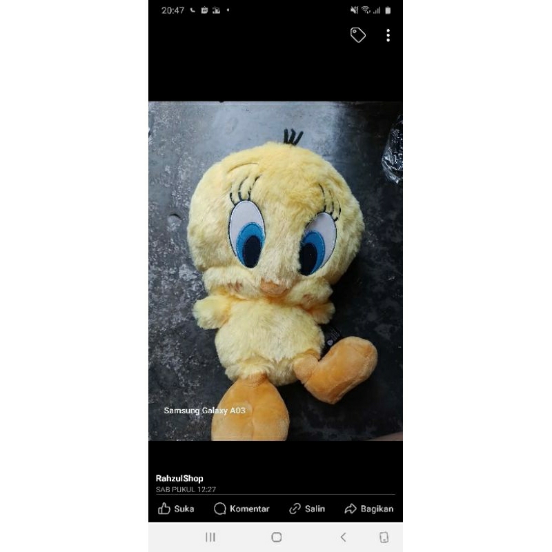 boneka tweety ori bulu² newtag