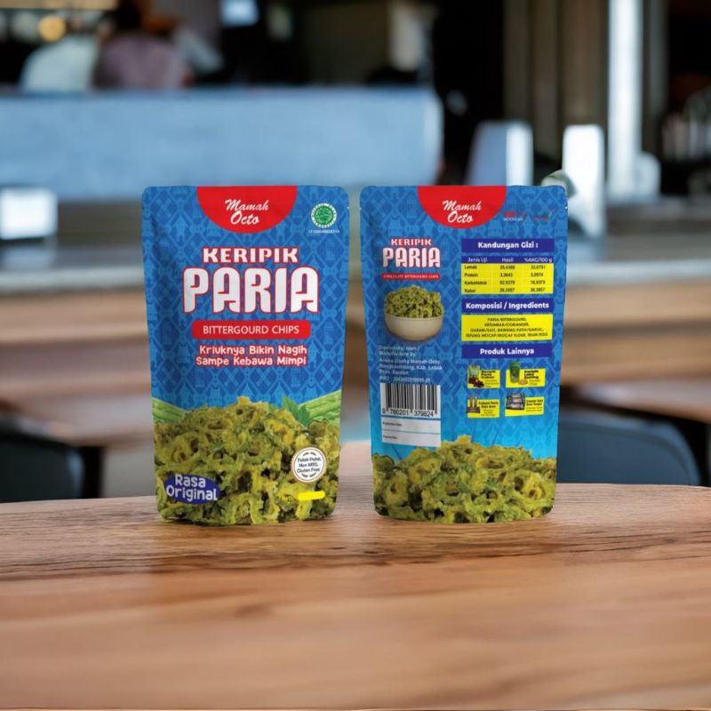 

Keripik Paria Mamah Octo, Keripik Pare, Rasa Original