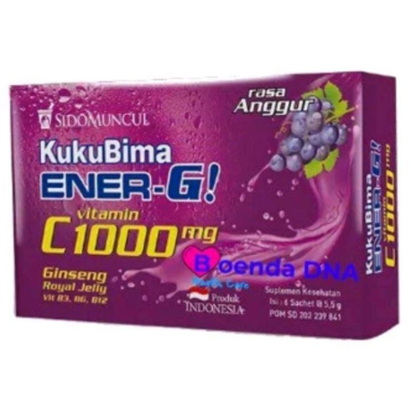 

KUKUBIIMA ENER-G C1000 isi 6 sachet