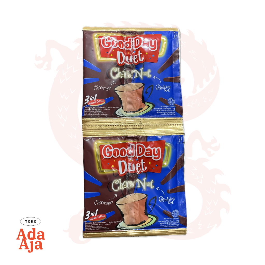 

Goodday ChocoNut Duet Good Day Choco Nut isi 10 Sachet 22gr