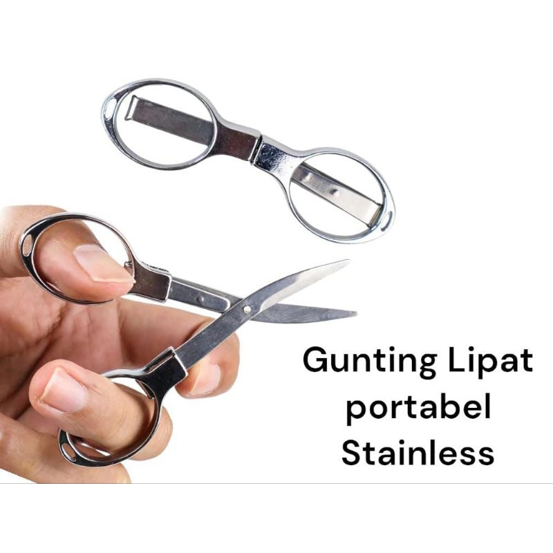

gunting lipat mini portabel stainless