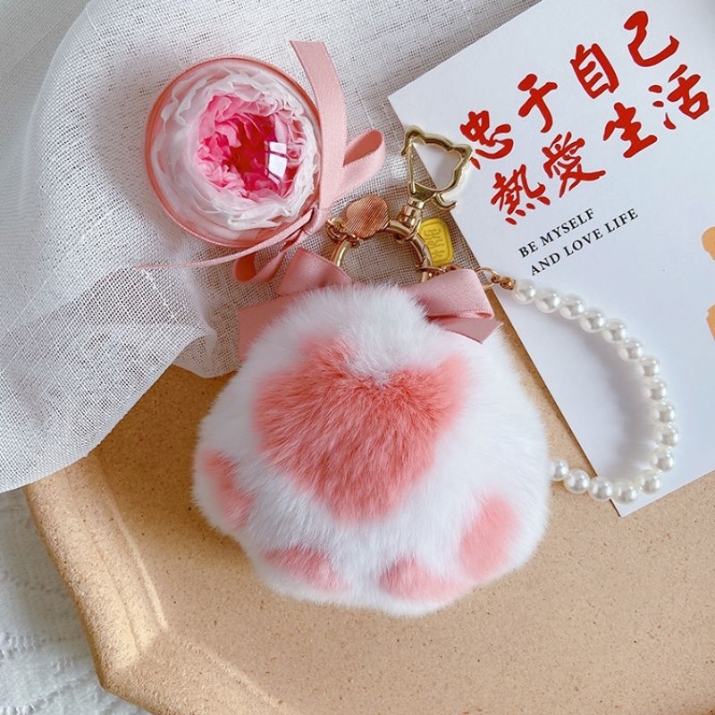 Gantungan  GK017 Kunci Premium Untuk Tas Bentuk Paw Cakar Kucing Besar