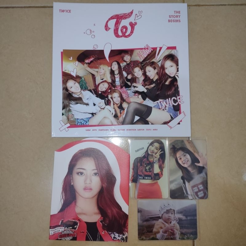 [BOOKED] [Fullset unsealed Dahyun set] The story begins Twice Official album 1st first mini album de