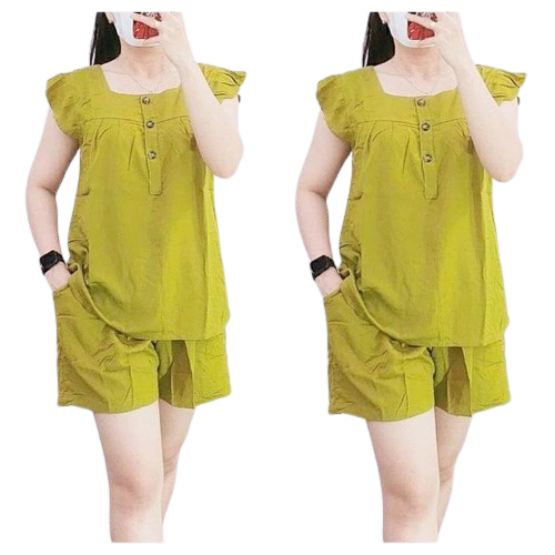 Baju Wanita One Set Wanita Korean Style Wanita Import Baju Set Korea Celana Pendek Wanita