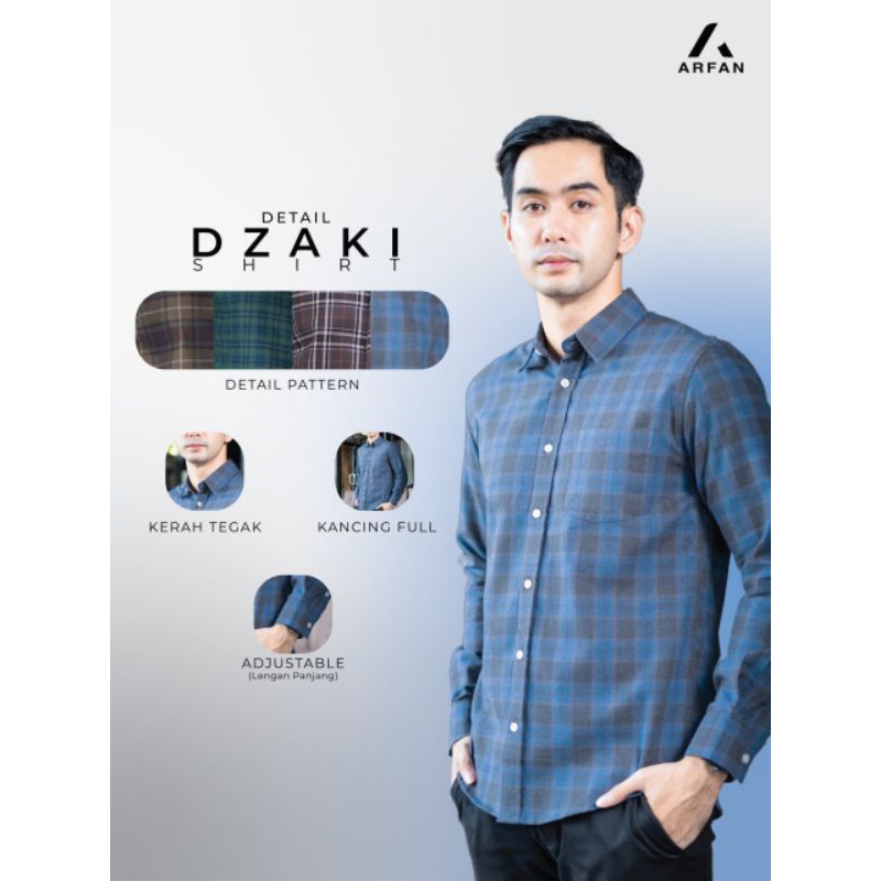 [READY STOK PUSAT] Dzaki Shirt by Arfan/ORI ARFAN