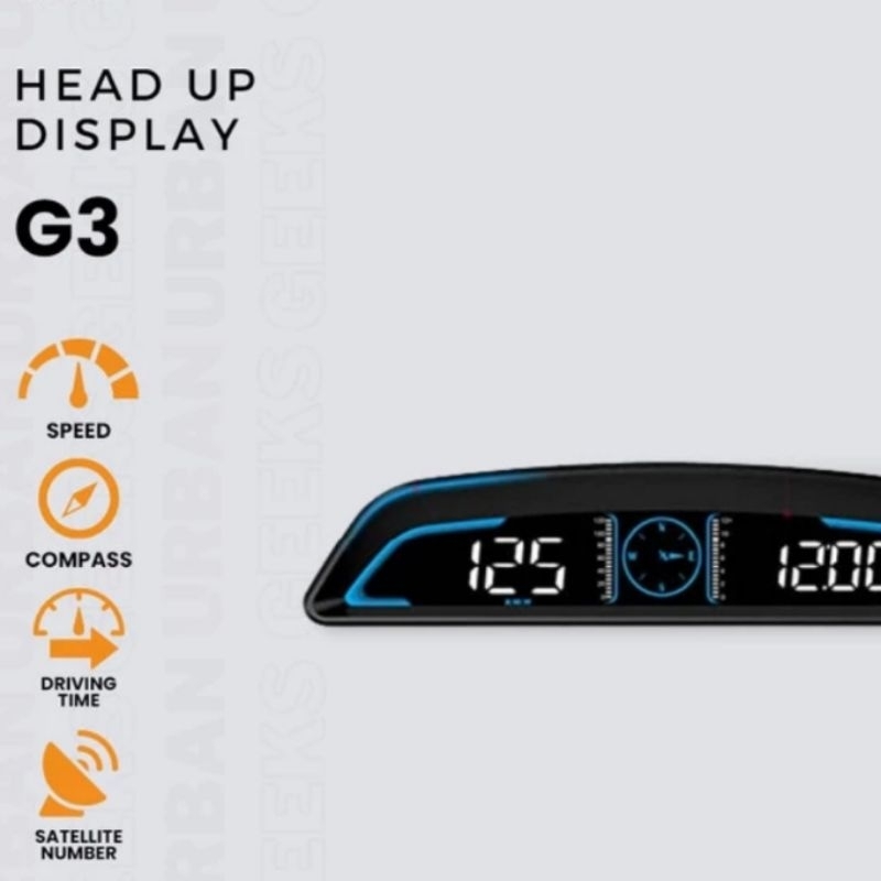Car Head Up Display G3 OBD2 With Over Speed Alarm System