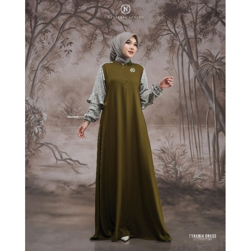 Tyrania Dress Nadheera Promo Gamis Nadheera Special Price