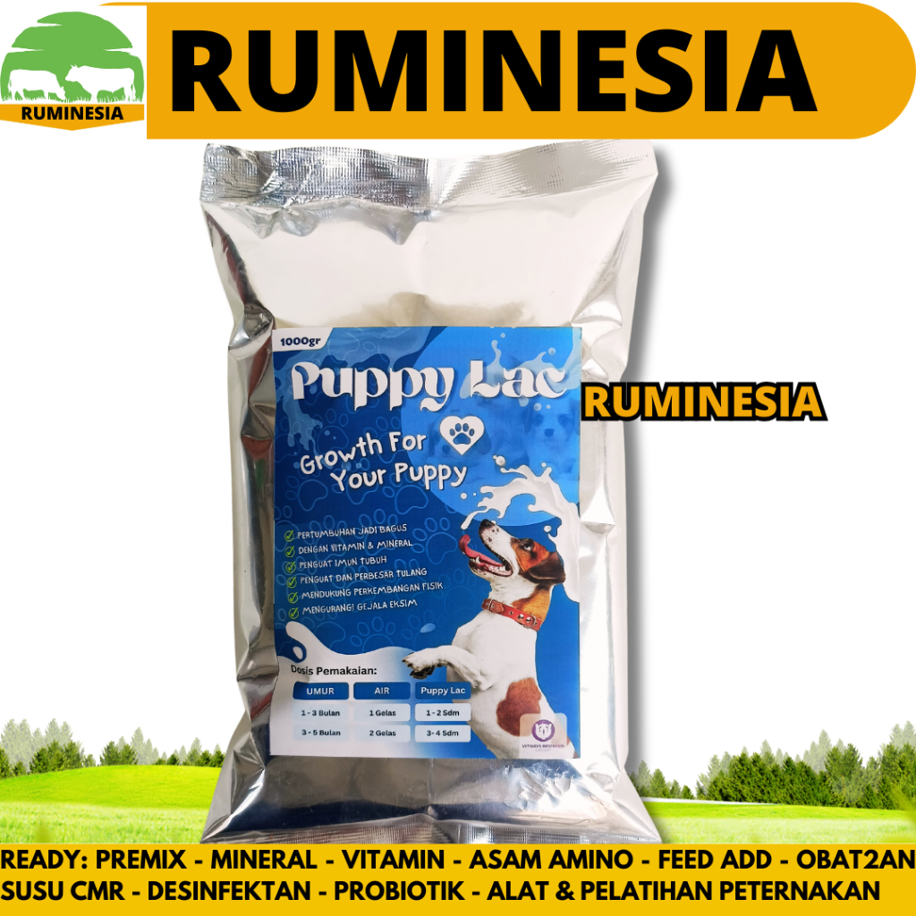 SUSU ANJING PUPPY LAC 1 KG - Puppylac Susu Anjing Berkualitas