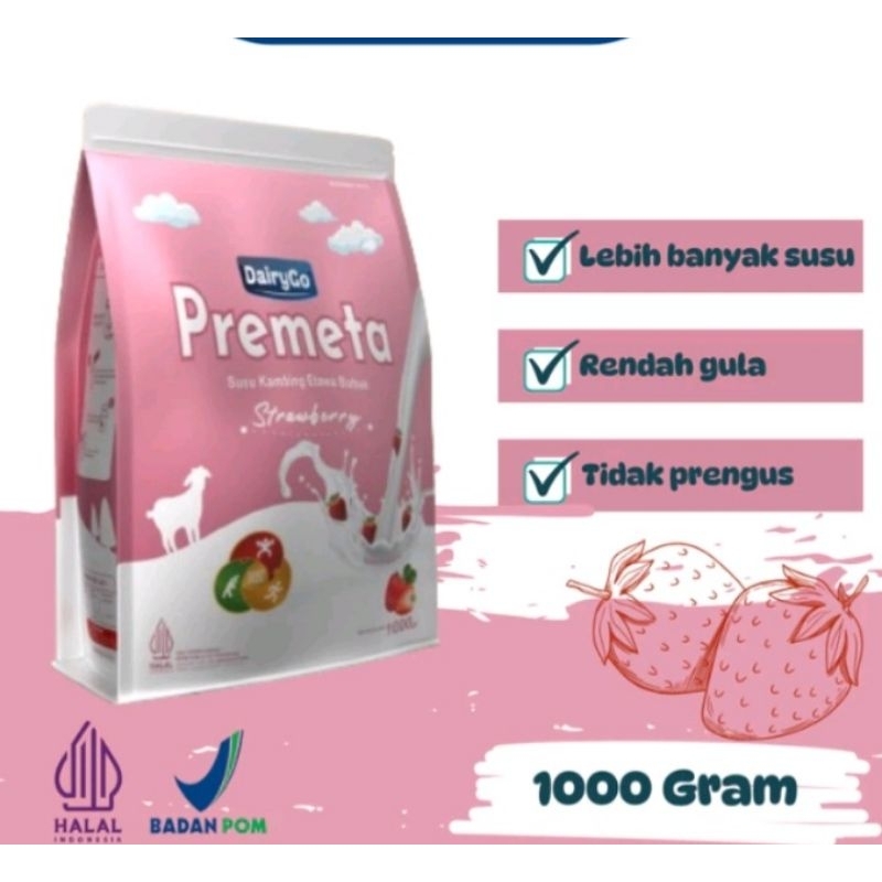 

Susu Kambing Etawa Original 1kg Premeta Stroberi Tanpa Gula Non Kolesterol Diabetes TBC Osteoporosis Berkhasiat