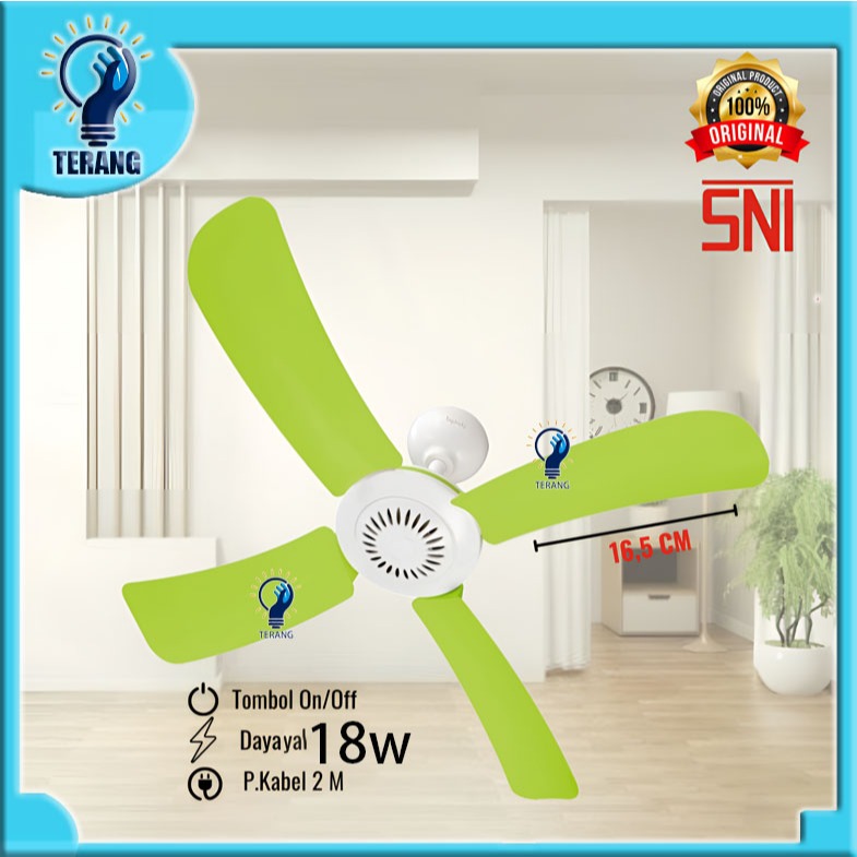 Mini fan - Kipas gantung - ceiling fan 12 watt Kyzuku