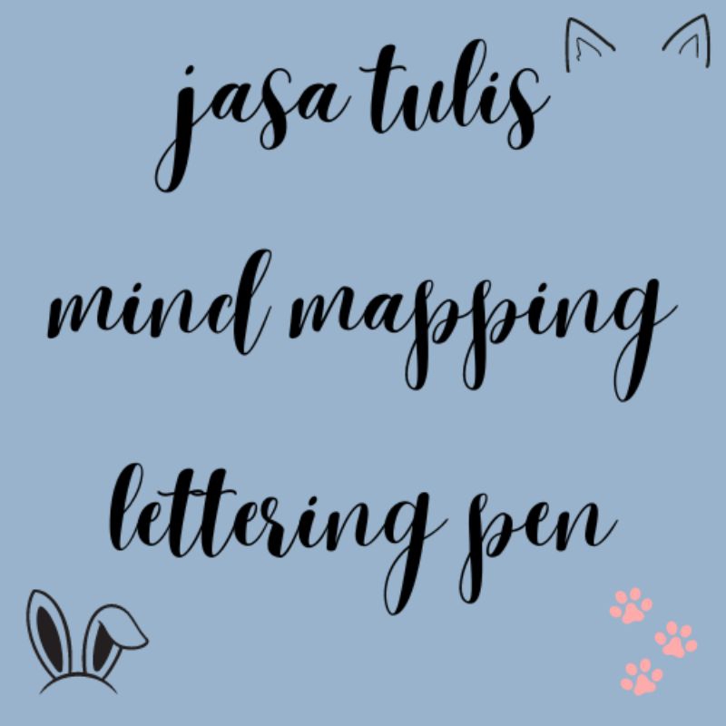 Jasa tulis Mind mapping Lettering pen bisa request/jasa rangkum materi kelas 10 11 12