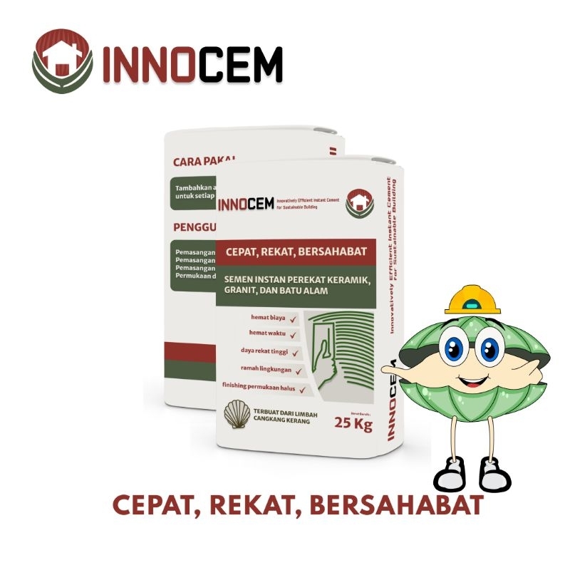 Semen Mortar | Semen Instant | Semen Perekat Keramik, Batu, Granit | Innocem