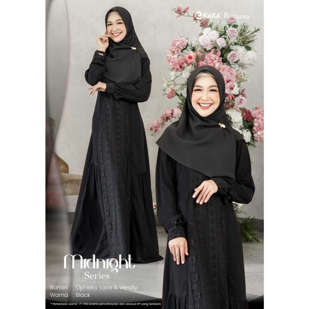 GAMIS DEWASA POLOS HITAM/ BUSANA MUSLIM HITAM POLOS/ BAJU GAMIS BUSUI/ GAMIS ABAYA HITAM