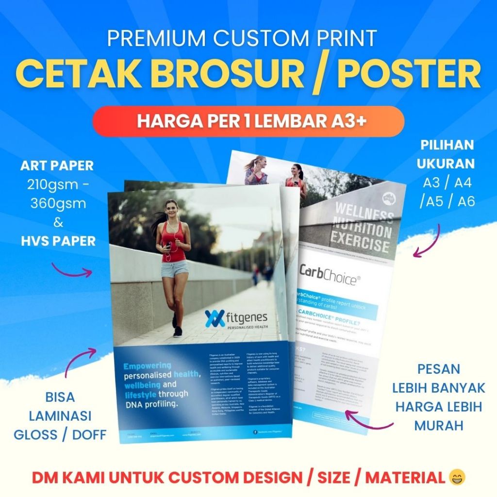 

[EXPRESS] Cetak Poster, Brosur dan Flyer Custom | Ukuran A3 A4 A5 A6 | Print Art Paper/HVS A3+ Murah