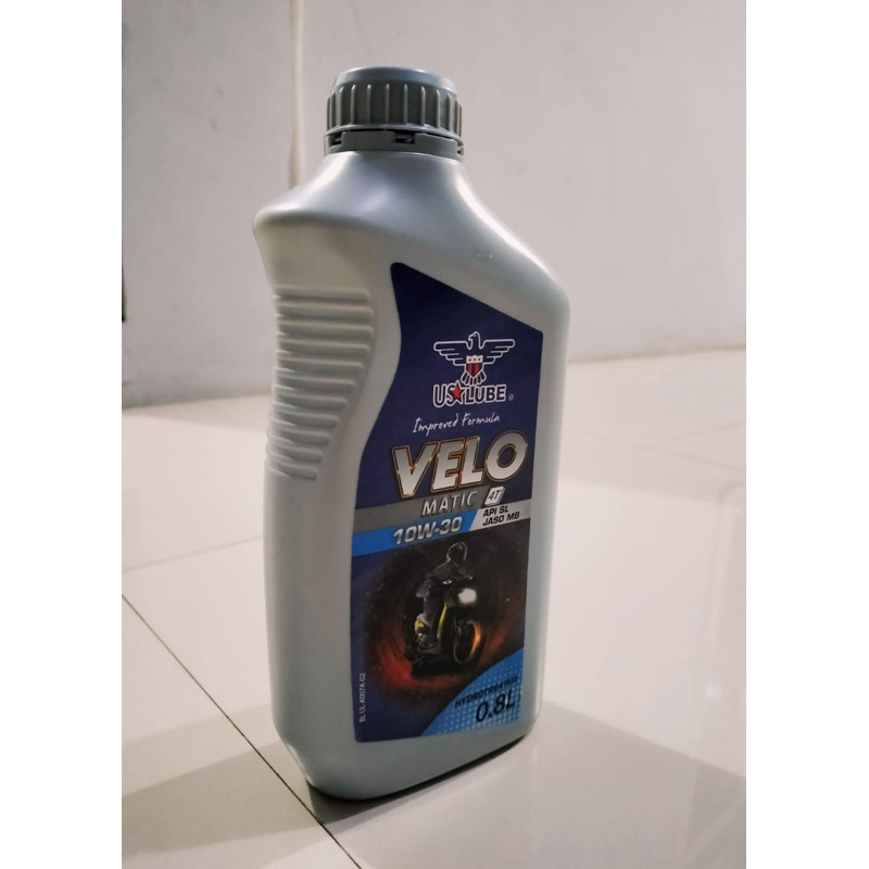 oli mesin us lube velo matic 4t 800ml Oli Motor Matic US VELO Matic 0.8L SAE 10W-30 API SL