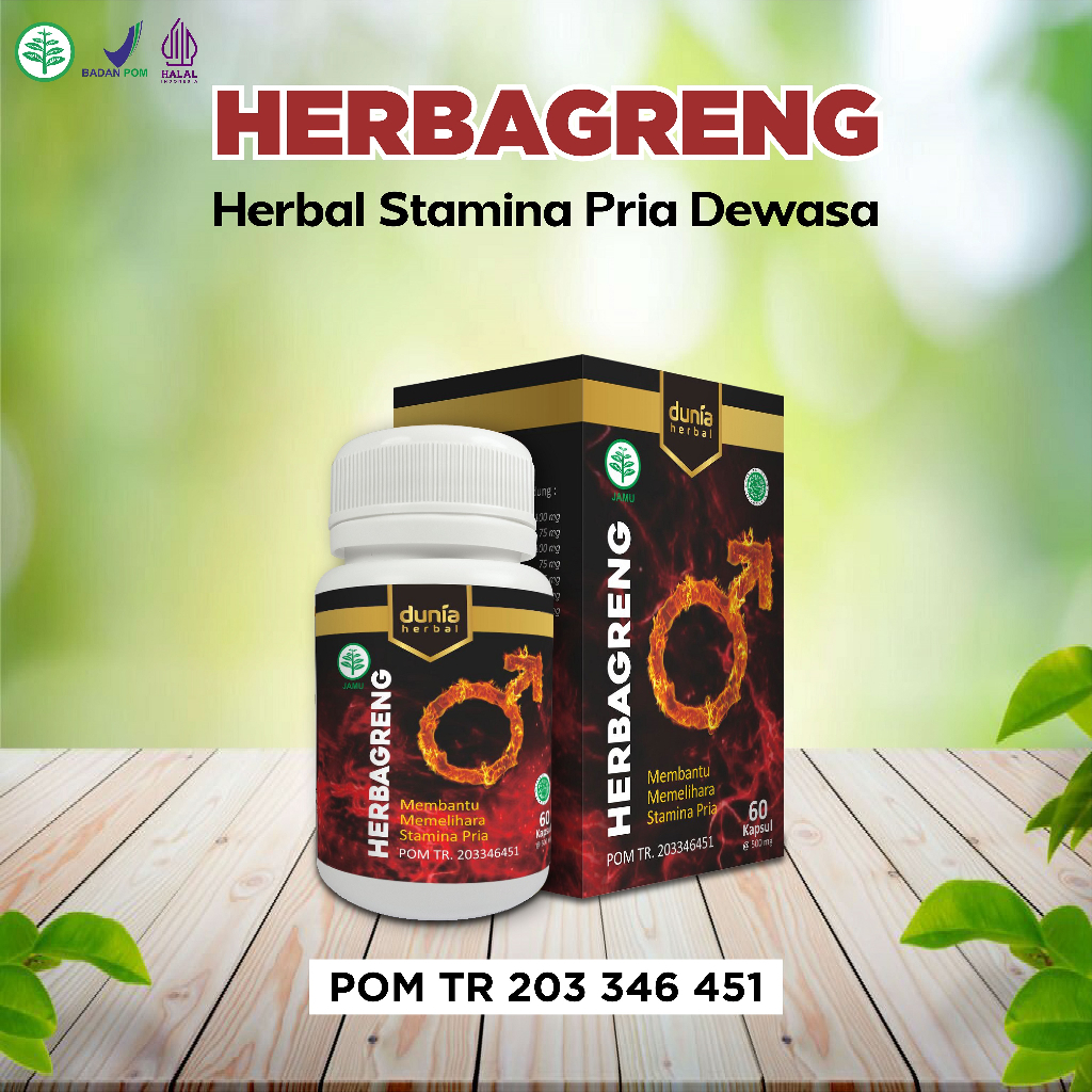 HERBAGRENG Herbal Stamina Pria Dewasa Pasak Bumi Purwaceng