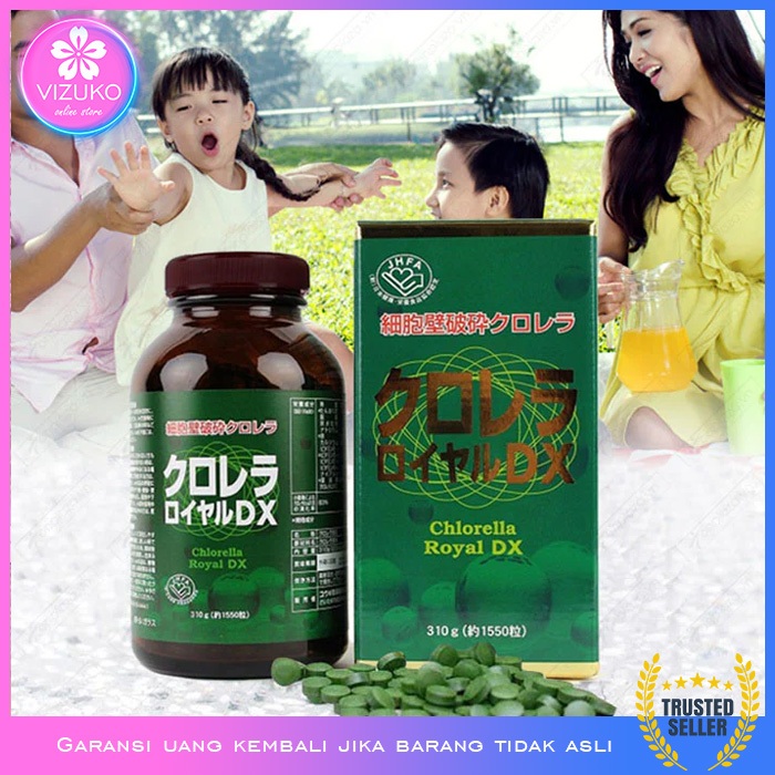 Chlorella Royal DX 1550 Tab Detox Anti Oxidant - Original Japan