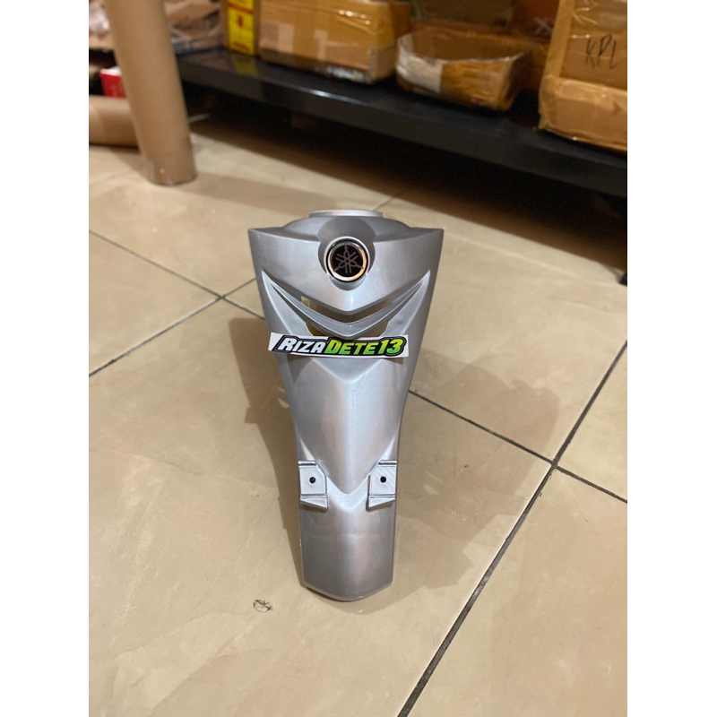 PANEL DADA DEPAN YAMAHA JUPITER Z BURHAN SILVER SET LOGO YAMAHA