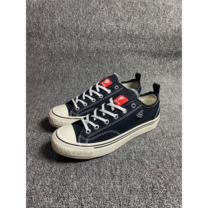Sepatu Sneakers VENVE DELEX Low Black Grey Logo Bordir Original Lokal Brand Indonesia Sepatu Sneaker