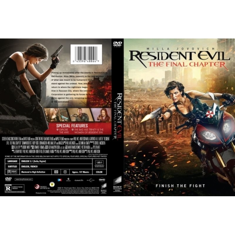 KASET DVD RESIDENT EVIL